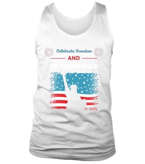 Celebrate Freedom and Fatherhood with flag America Tank Top Unisex