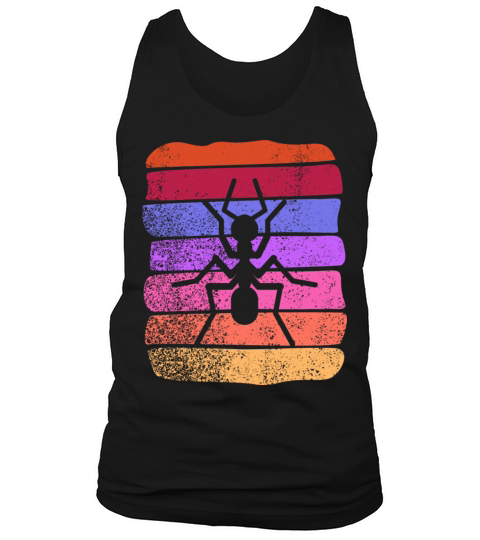 Funny Vintage Ant Keeping Tank Top Unisex