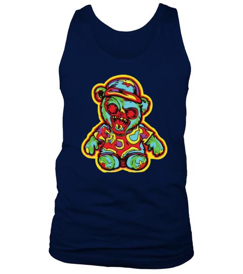 Horror Scary Bear Halloween Hannibal Bear Tank Top Unisex