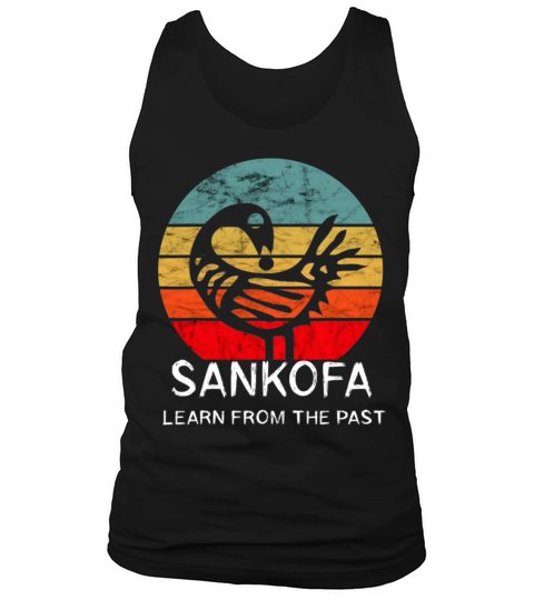 Sankofa Retro Vintage Learn From The Past African Tank Top Unisex