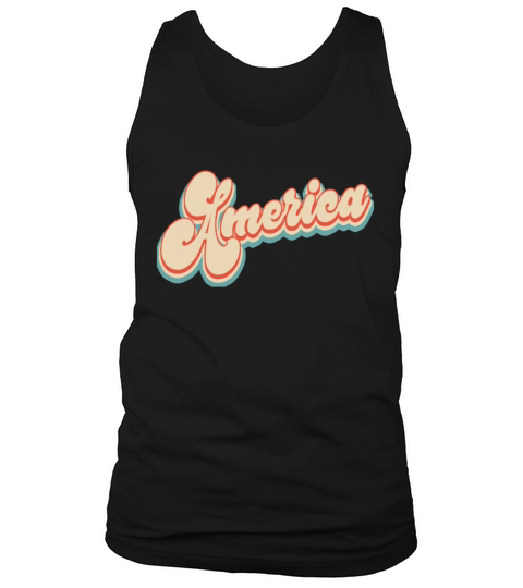 Vintage Classic America 4th of July Tank Top Unisex