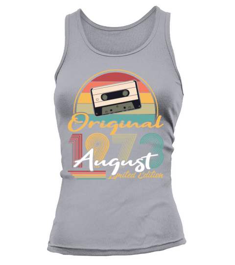 50th birthday august 1973 original 1973 Tank top Woman