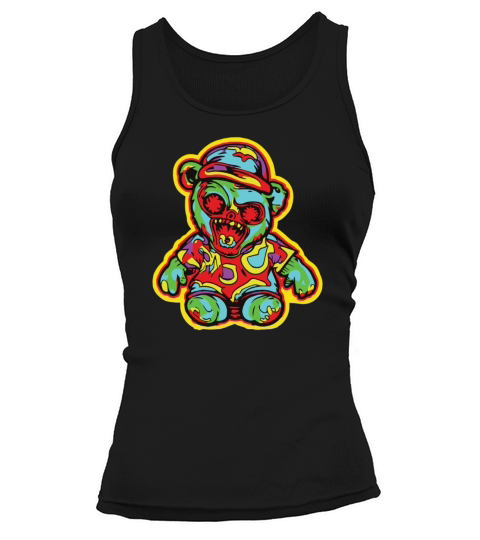 Horror Scary Bear Halloween Hannibal Bear Tank top Woman