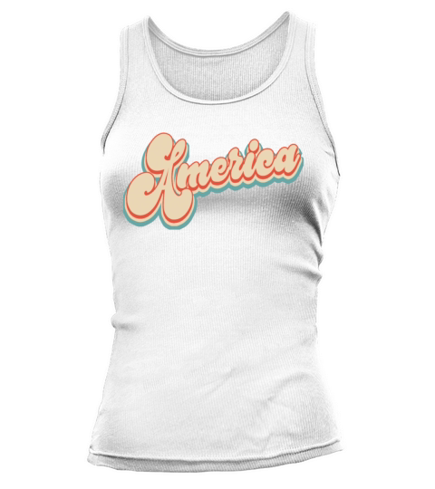 Vintage Classic America 4th of July Tank top Woman