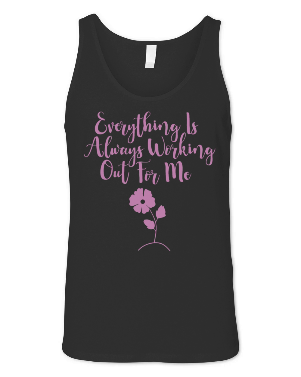 Everything Is Always Working Out For Me Unisex Jersey Tank