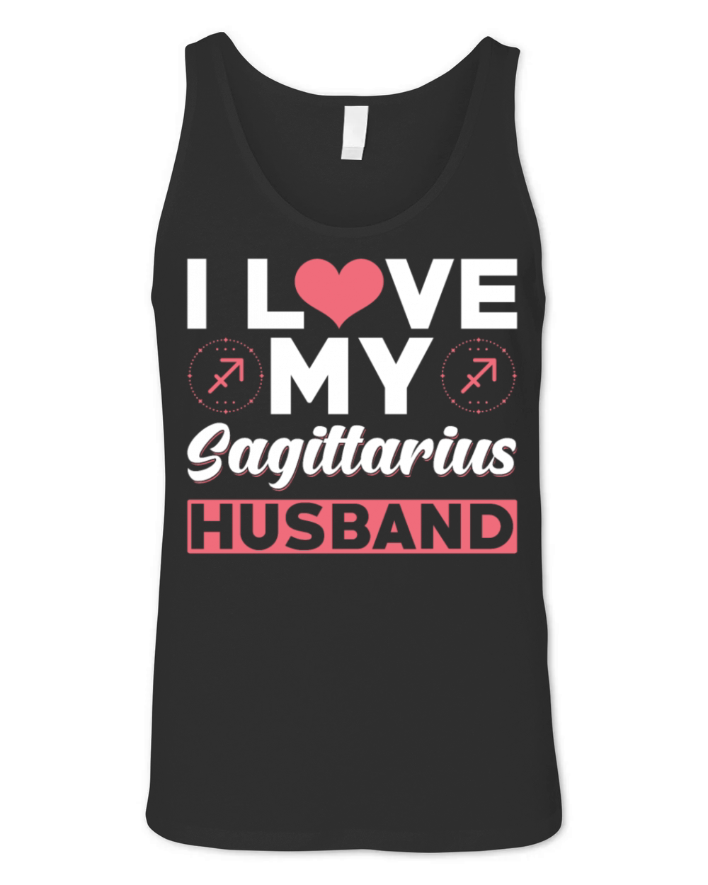 I love my Sagittarius Husband Unisex Jersey Tank