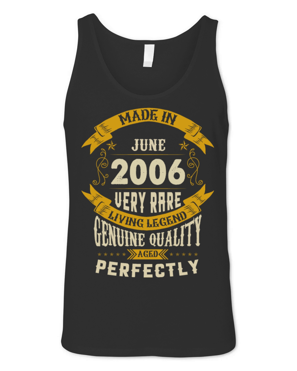 June 2006 Vintage Birthday Present Unisex Jersey Tank
