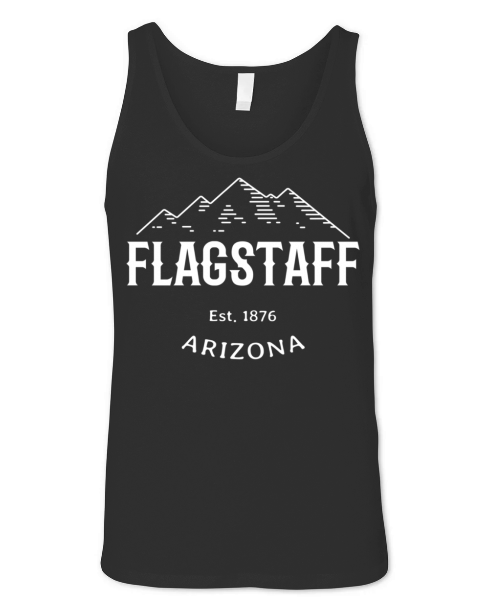 Retro Cool Flagstaff Arizona Mountains Vintage Unisex Jersey Tank