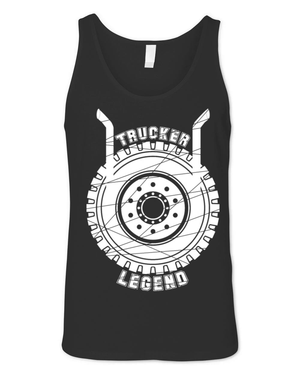 Trucker Legend - Truck Driver Unisex Jersey Tank