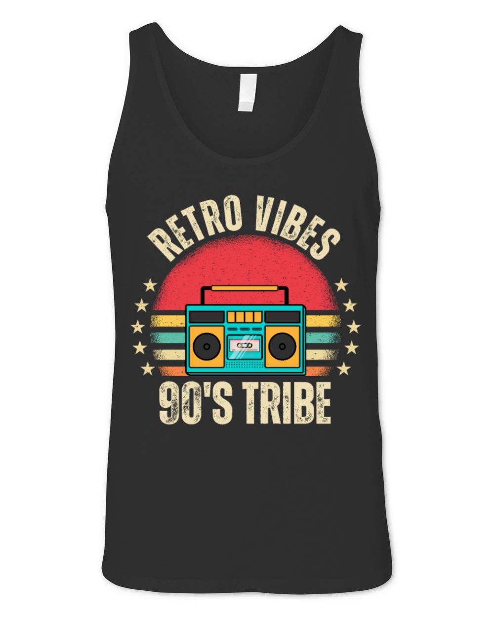Vintage-Inspired 90s Retro Design Unisex Jersey Tank