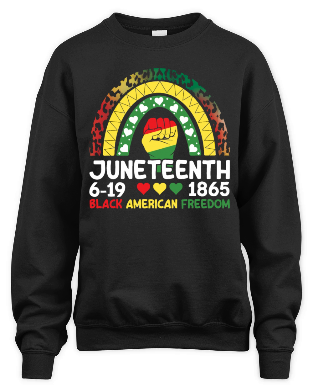 Freedom Celebrate Juneteenth Black History Unisex Premium Crewneck Sweatshirt