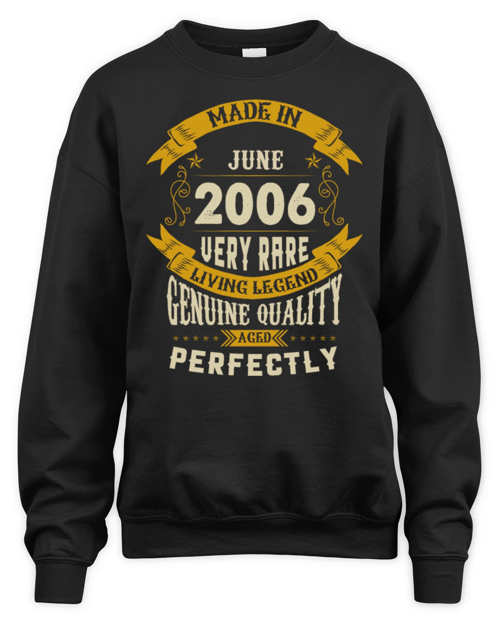 June 2006 Vintage Birthday Present Unisex Premium Crewneck Sweatshirt