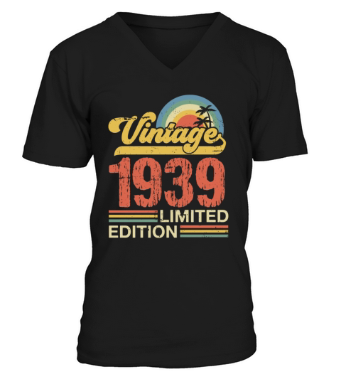 Retro Vintage 1939 Limited Edition V-Neck T-shirt