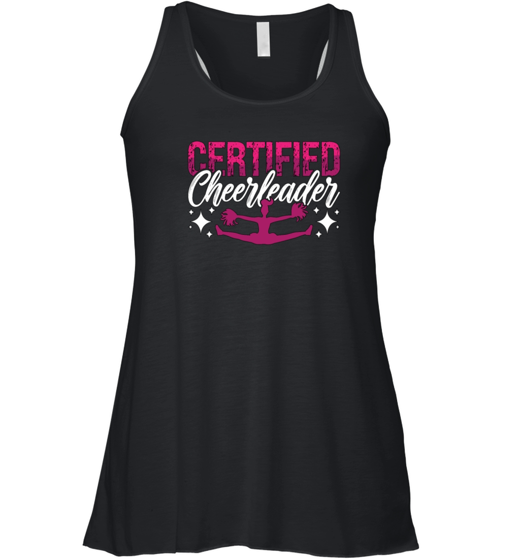 Cheerleading Certified Cheerleader Cheering Dancer Women's Flowy Tank Top