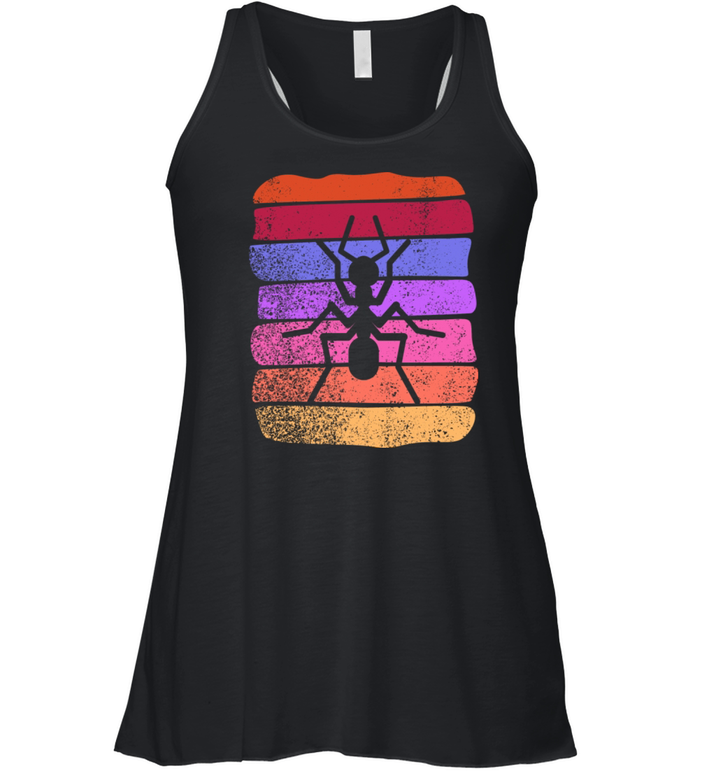 Funny Vintage Ant Keeping Women's Flowy Tank Top