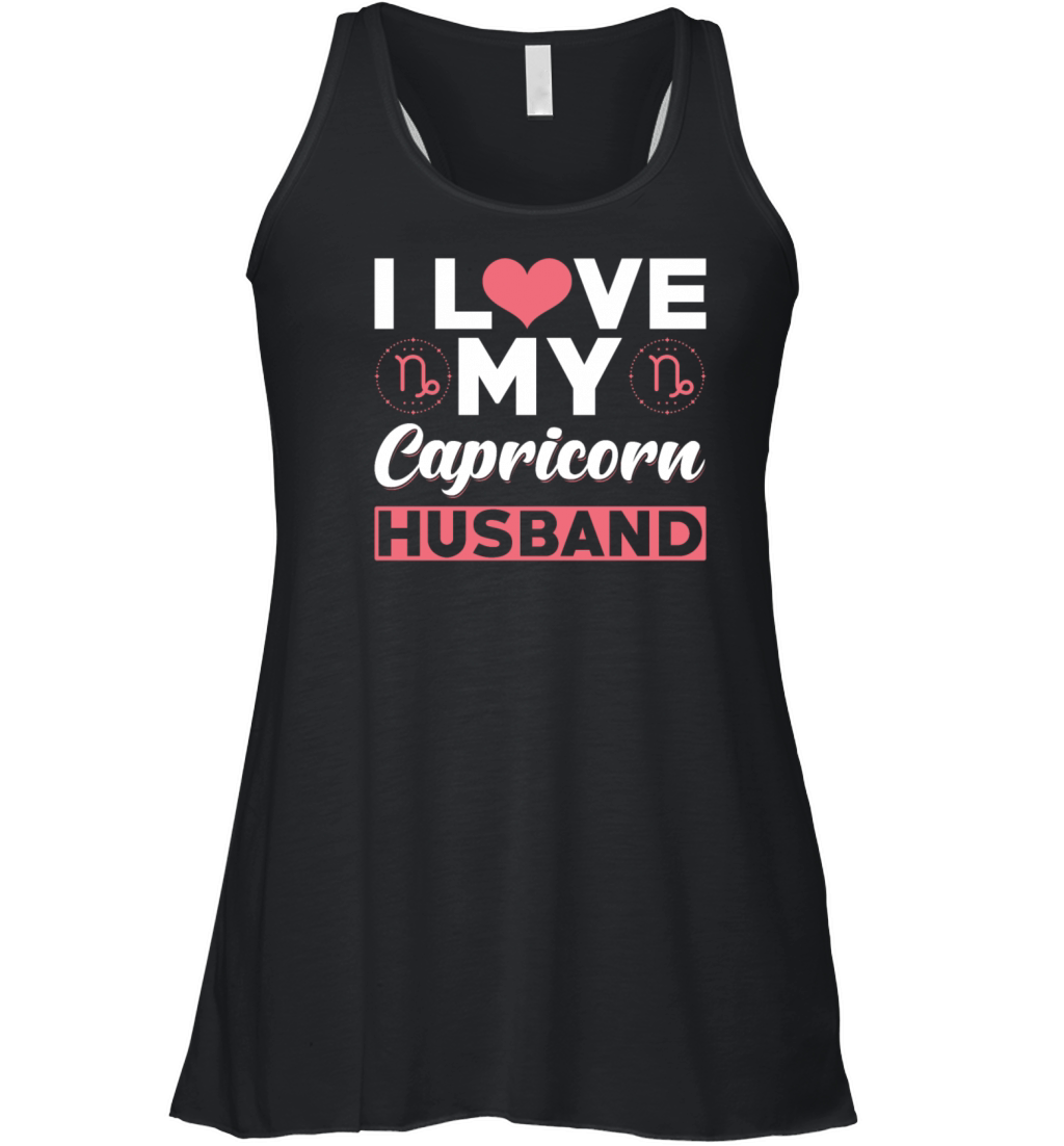 I love my Capricorn Husband Women's Flowy Tank Top