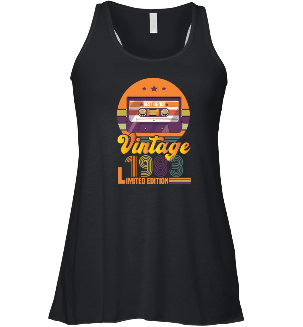 License plate MAY 1983 Women's Flowy Tank Top