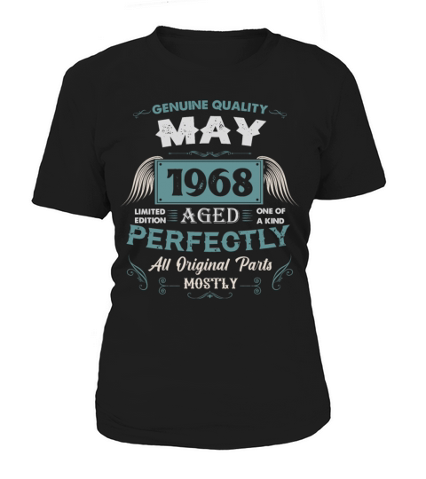 May 1968 Vintage Birthday Present Women's T-Shirt