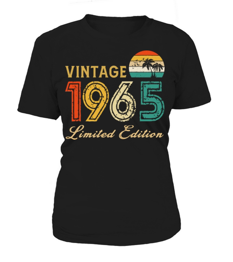 Vintage 1965 Limited Edition Made In 1965 Birthday Women's T-Shirt