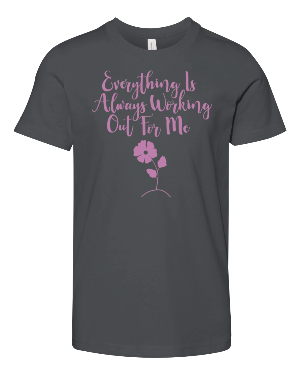 Everything Is Always Working Out For Me Youth Unisex Jersey Tee