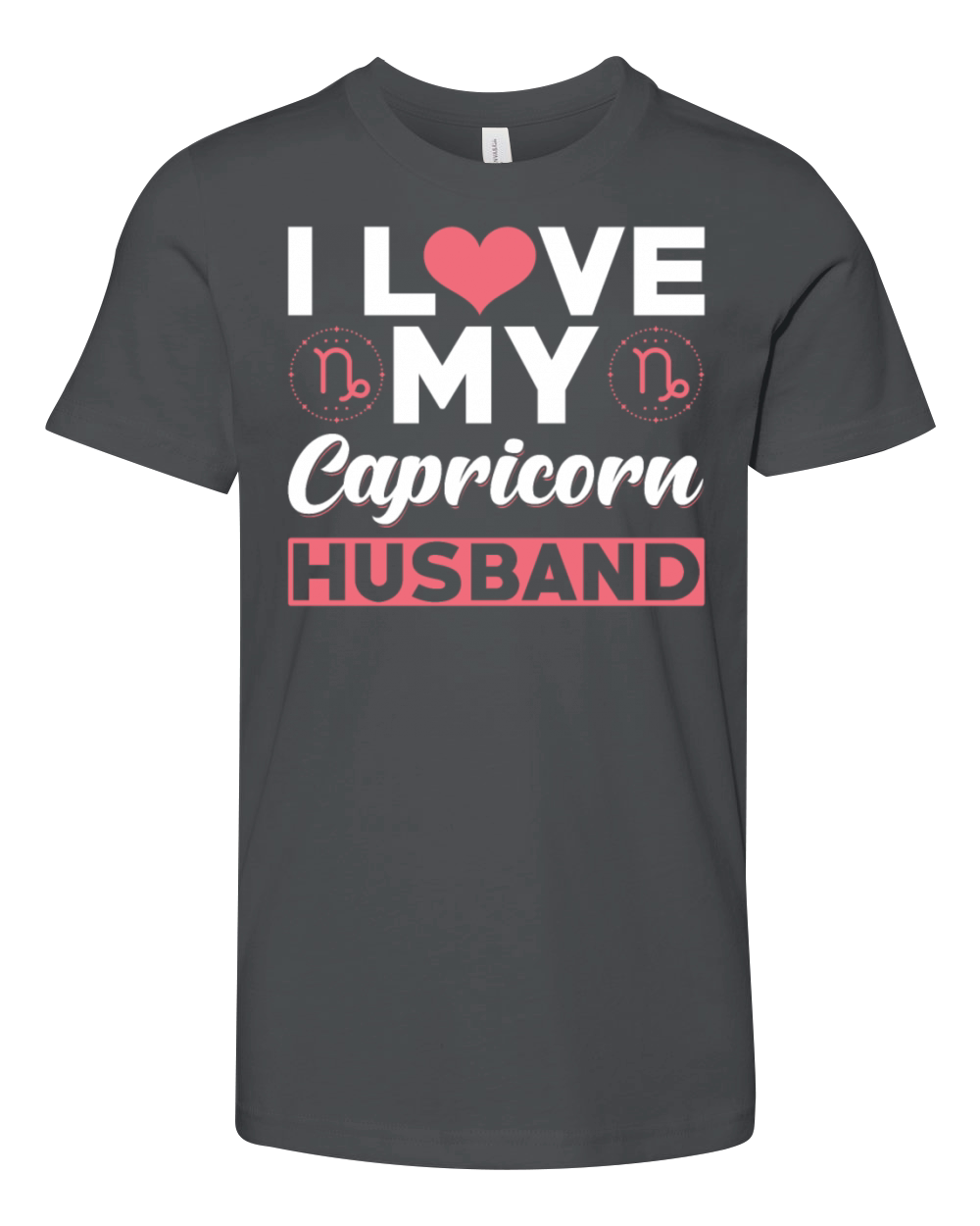 I love my Capricorn Husband Youth Unisex Jersey Tee