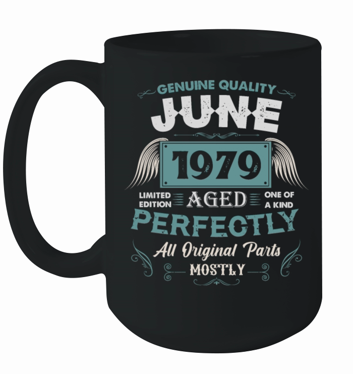 June 1979 Vintage Birthday Present Ceramic Mug