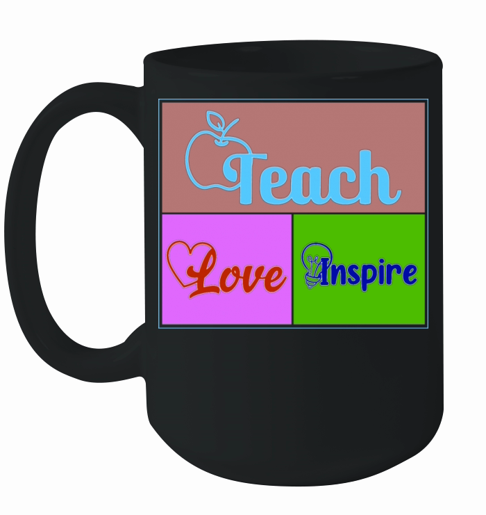 teacher love shirt Ceramic Mug