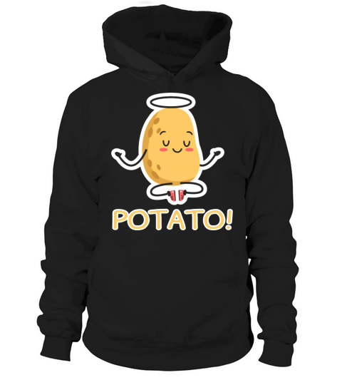 Loveable Potato Smiling Funny Vegetable Pun Hoodie Unisex