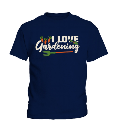 I Love Gardening Horticulture Ideas Gardener Kids T-Shirt