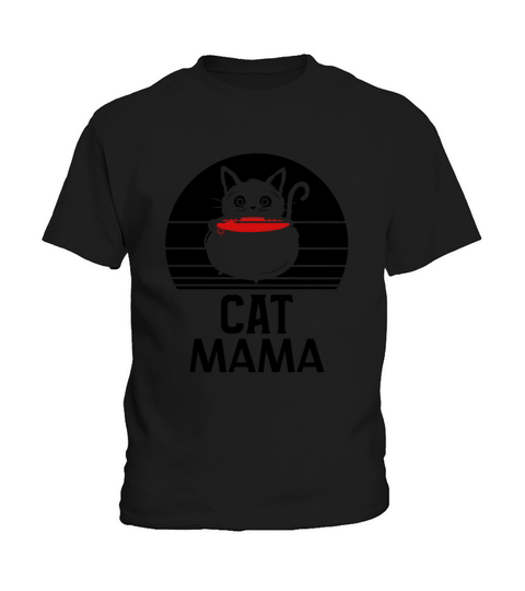 Retro Cat Daddy Vintage Eighties Style Cat Kids T-Shirt