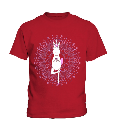 Unique Trendy Magic Yoga Unicorn Kids T-Shirt