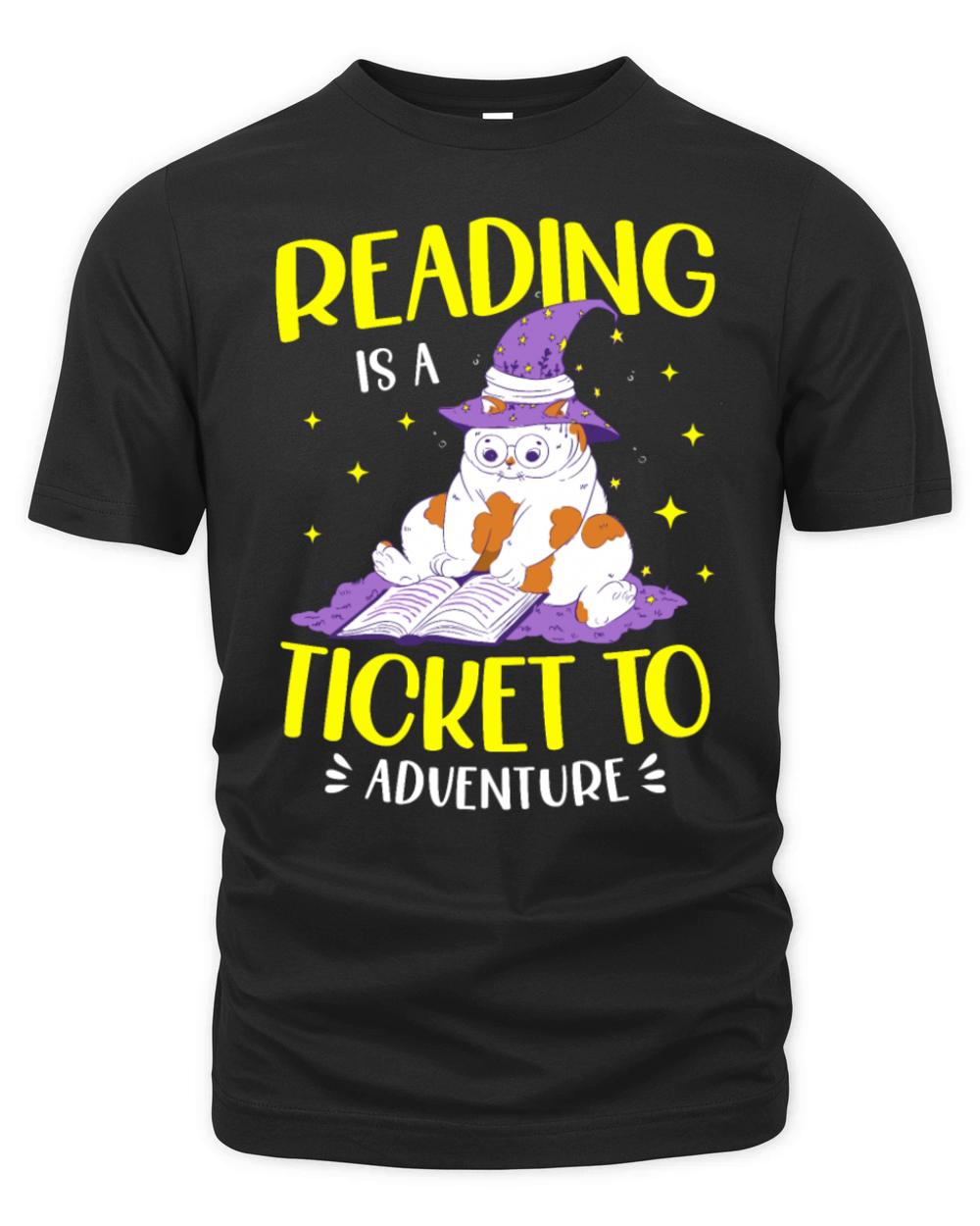 Reading Is A Ticket To Adventure Bookworm Book Organic Unisex T-shirt