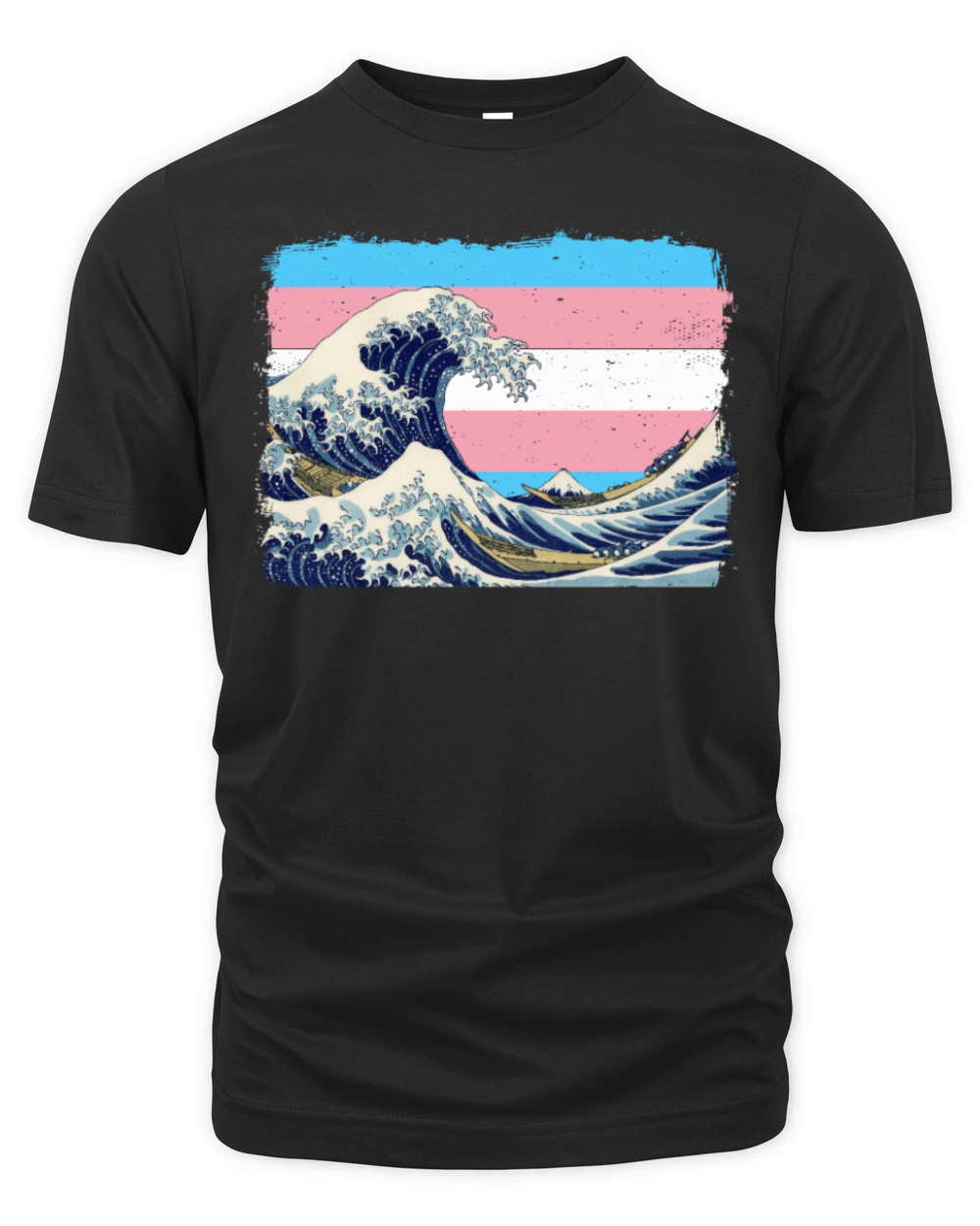 Transgender Pride Trans Flag Organic Unisex T-shirt