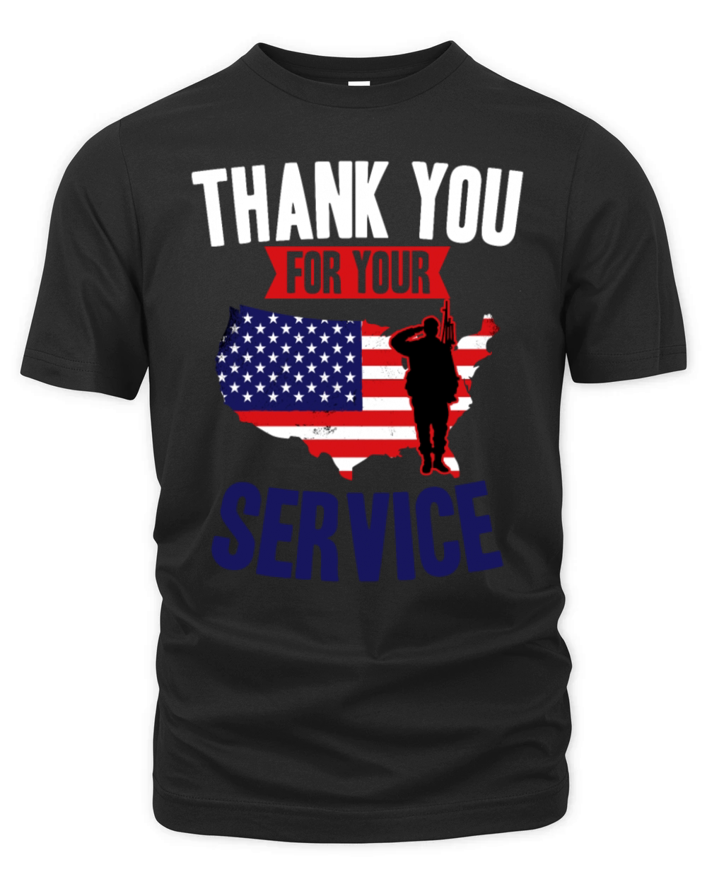 Veterans Day Thank You For Your Service Organic Unisex T-shirt