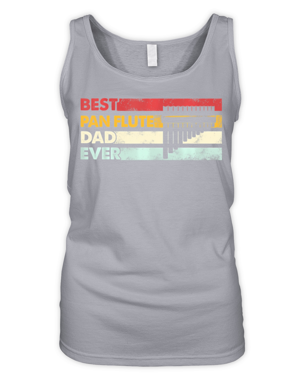 Best Dad Ever Father Vintage Pan Flute Organic Women's Tank Top
