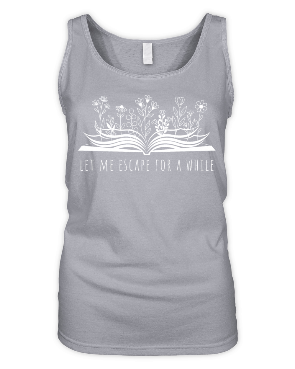Let Me Escape For A While Organic Women's Tank Top