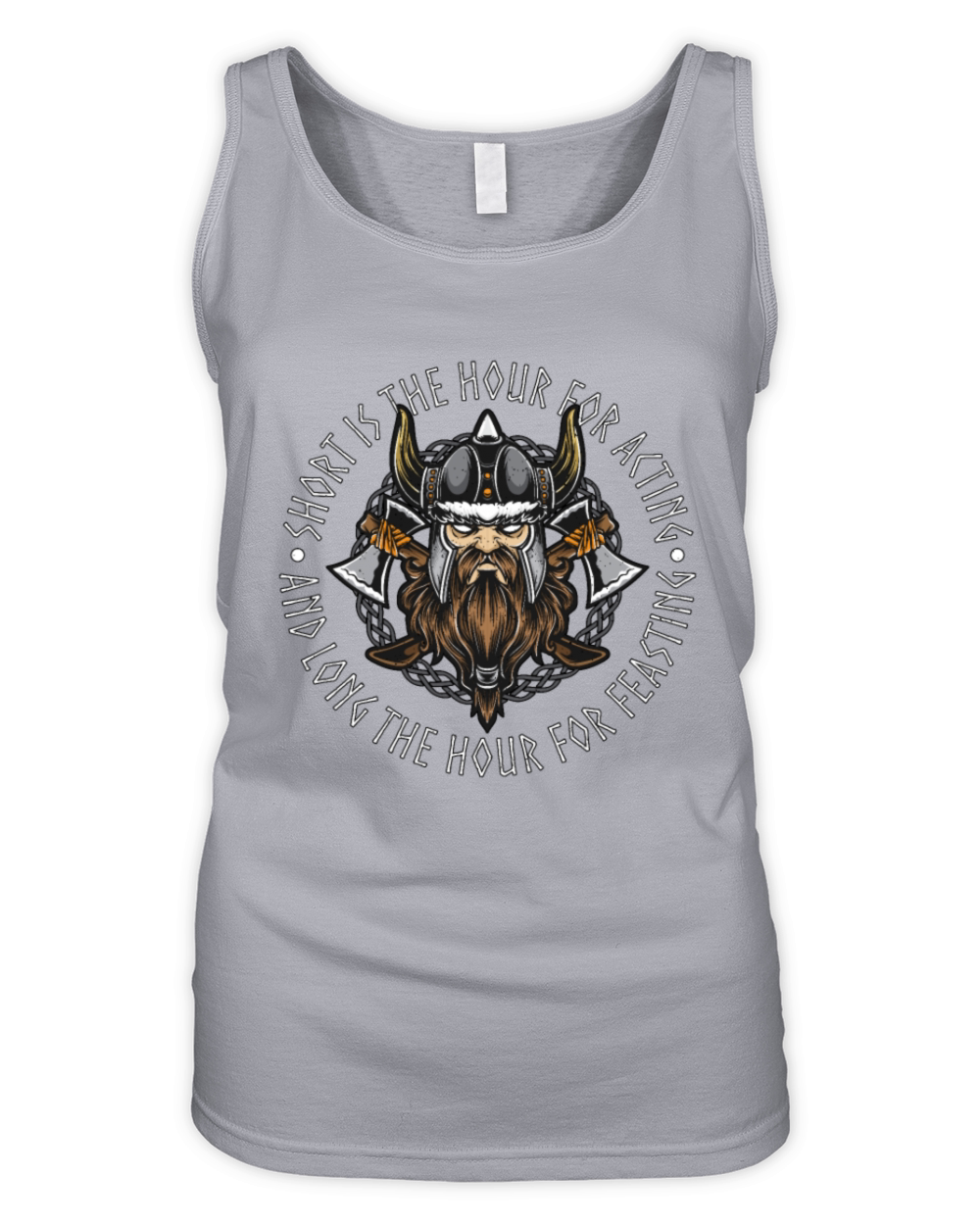 Norse Mythology Short Is The Hour Mystic Runes Organic Women's Tank Top