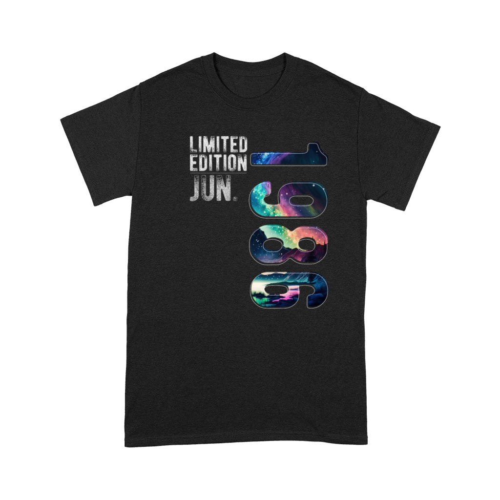 Limited Edition 1986 June Birthday Polar Lights Premium T-shirt