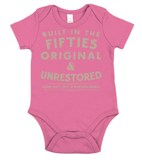 50 Years Of Birthday - Gift Idea Short Sleeve Baby One-Piece