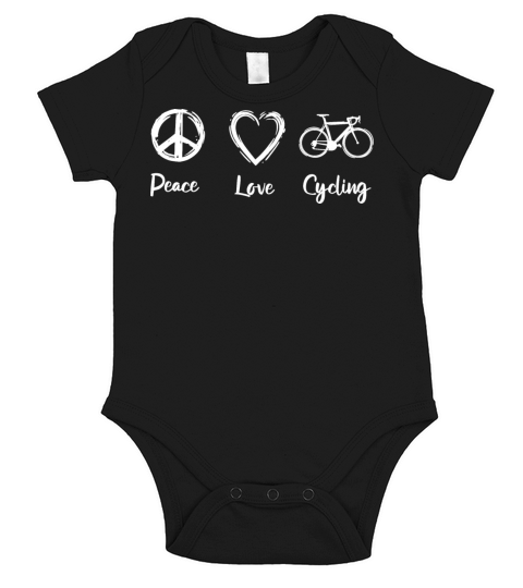 Cyclist Life Short Sleeve Baby One-Piece