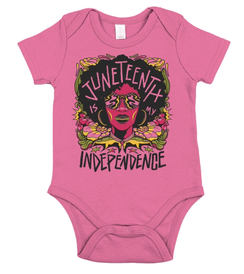 Juneteenth is My Independence Short Sleeve Baby One-Piece