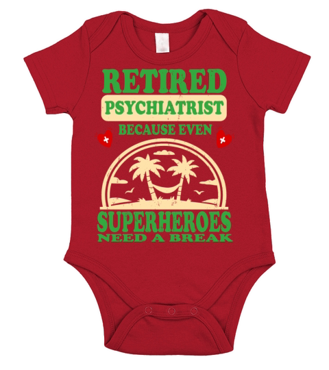 Retired Doctor Healthcare Professional Short Sleeve Baby One-Piece