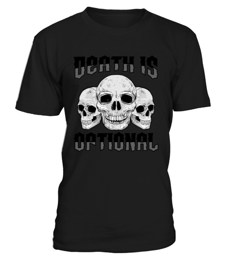 Necromancy Death Is Optional Necromancer T-Shirt Unisex