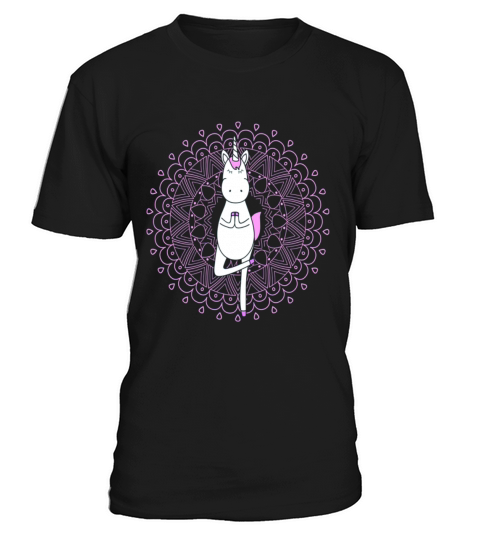 Unique Trendy Magic Yoga Unicorn T-Shirt Unisex