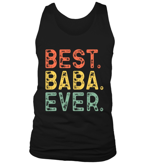Best Baba Ever Family Funny Vintage Retro Tank Top Unisex