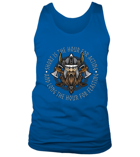 Norse Mythology Short Is The Hour Mystic Runes Tank Top Unisex