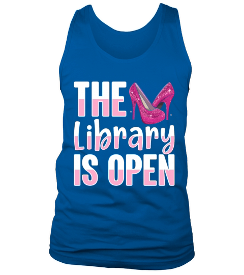 Pride The Library Is Open Drag Queen Tank Top Unisex