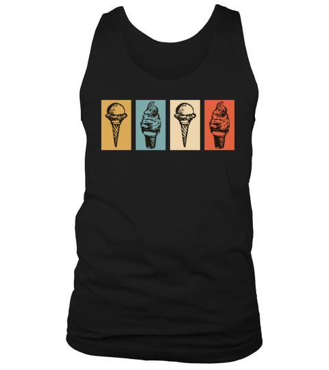 Vintage Retro Ice Cream Tank Top Unisex