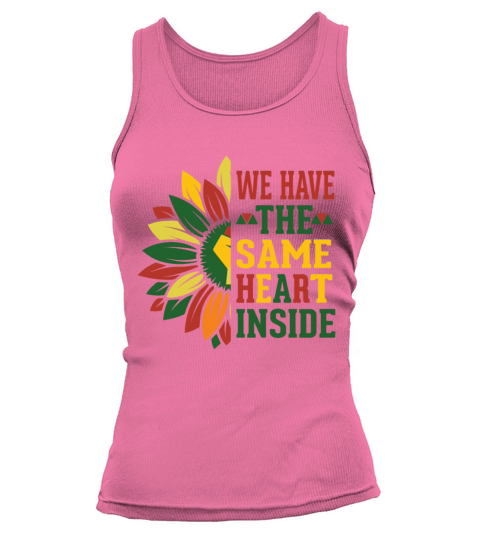 The Same Heart Inside Black History Juneteenth Tank top Woman
