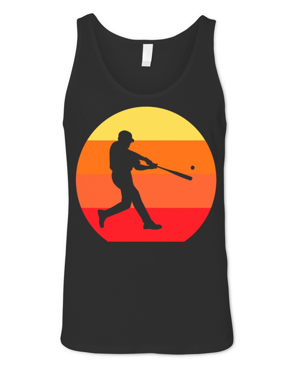Baseball Shirt - Vintage Retro Baseball Player Unisex Jersey Tank